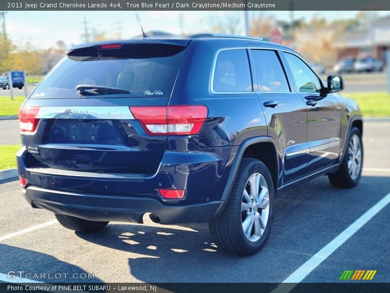 True Blue Pearl / Dark Graystone/Medium Graystone 2013 Jeep Grand Cherokee Laredo 4x4