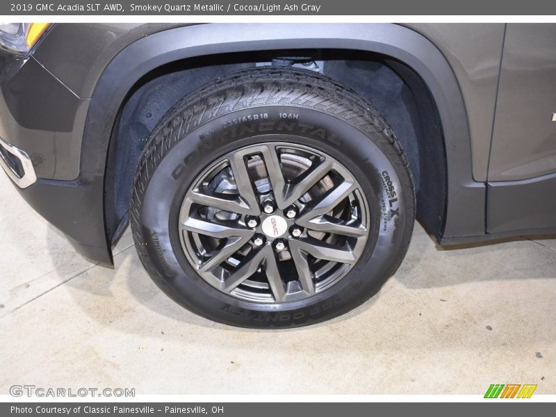 Smokey Quartz Metallic / Cocoa/Light Ash Gray 2019 GMC Acadia SLT AWD