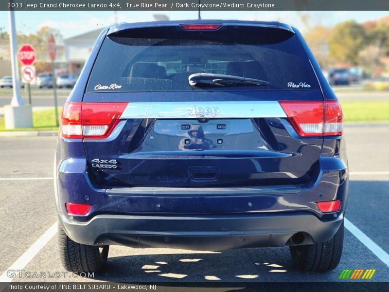 True Blue Pearl / Dark Graystone/Medium Graystone 2013 Jeep Grand Cherokee Laredo 4x4