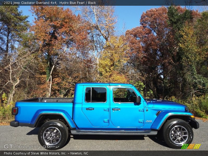 Hydro Blue Pearl / Black 2021 Jeep Gladiator Overland 4x4