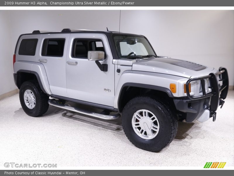 Championship Ultra Silver Metallic / Ebony/Pewter 2009 Hummer H3 Alpha