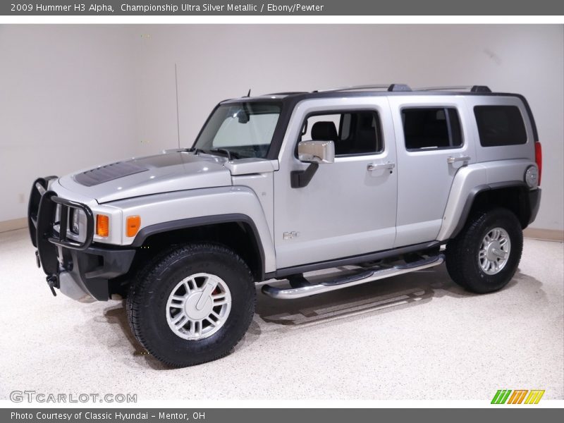 Championship Ultra Silver Metallic / Ebony/Pewter 2009 Hummer H3 Alpha