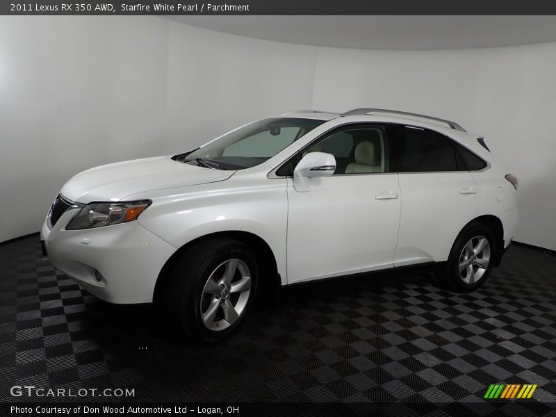 Starfire White Pearl / Parchment 2011 Lexus RX 350 AWD