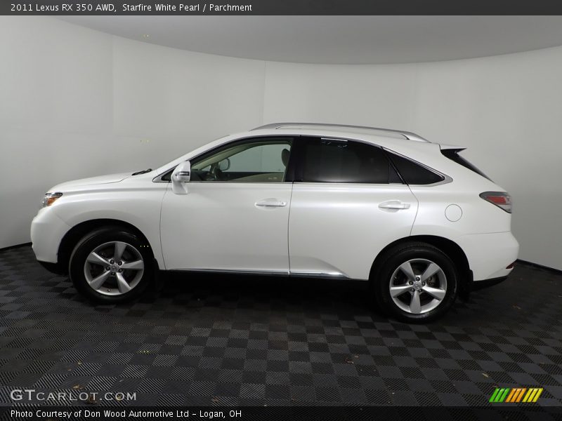 Starfire White Pearl / Parchment 2011 Lexus RX 350 AWD