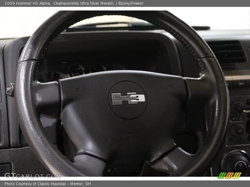 Championship Ultra Silver Metallic / Ebony/Pewter 2009 Hummer H3 Alpha