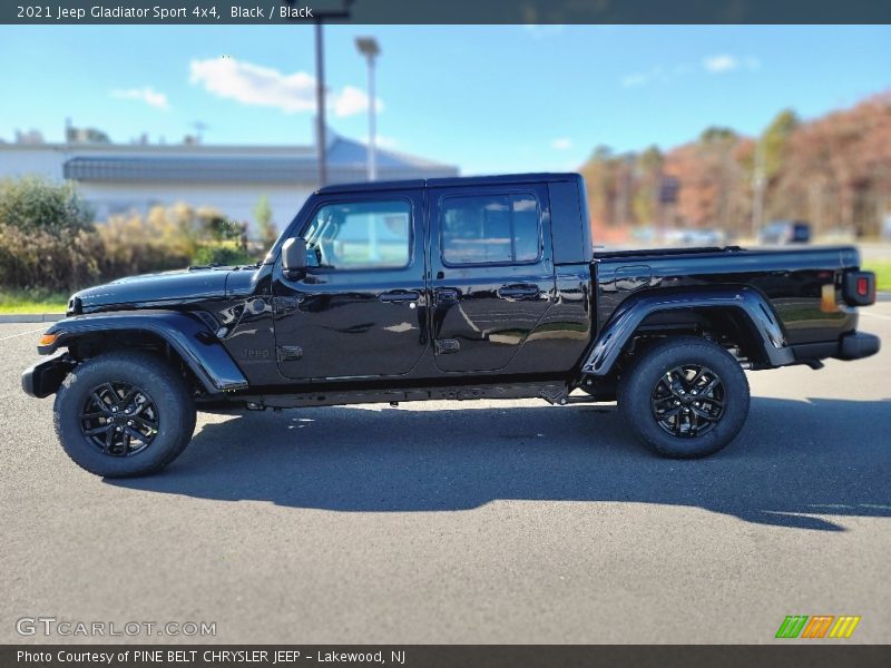 Black / Black 2021 Jeep Gladiator Sport 4x4