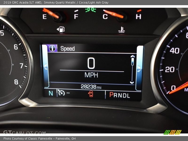 Smokey Quartz Metallic / Cocoa/Light Ash Gray 2019 GMC Acadia SLT AWD