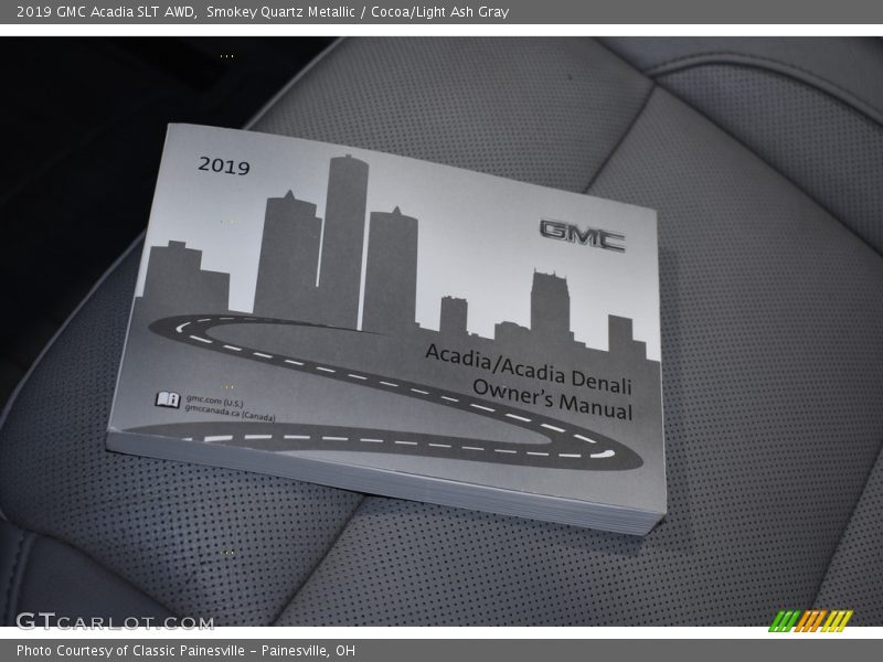 Smokey Quartz Metallic / Cocoa/Light Ash Gray 2019 GMC Acadia SLT AWD