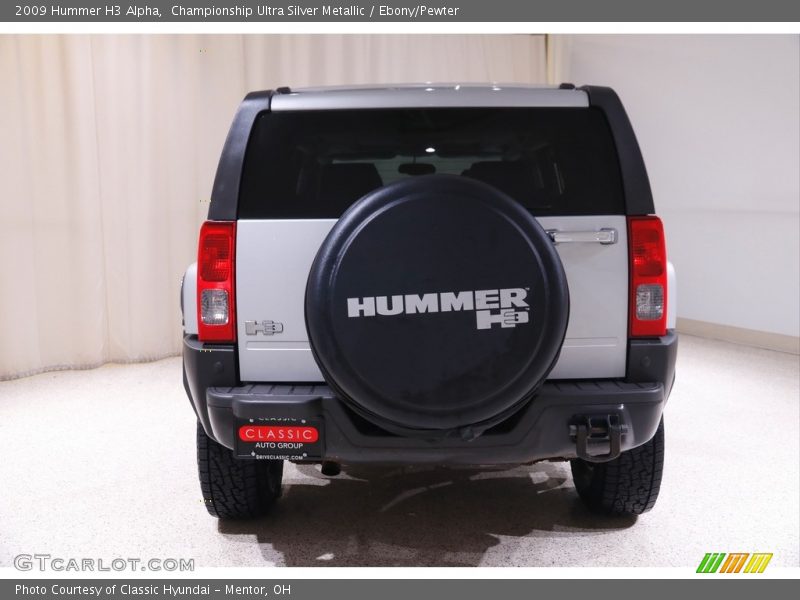 Championship Ultra Silver Metallic / Ebony/Pewter 2009 Hummer H3 Alpha