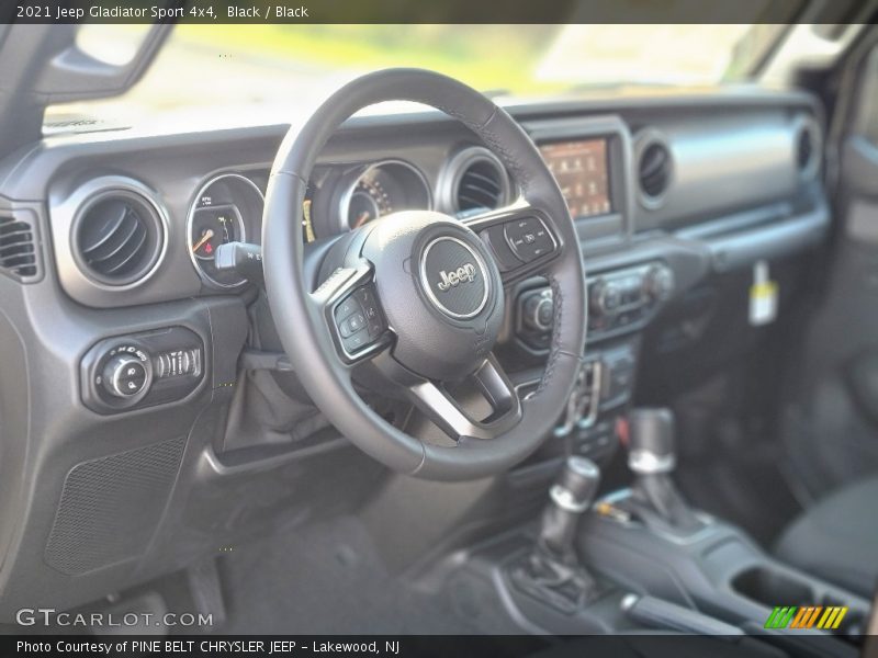 Black / Black 2021 Jeep Gladiator Sport 4x4