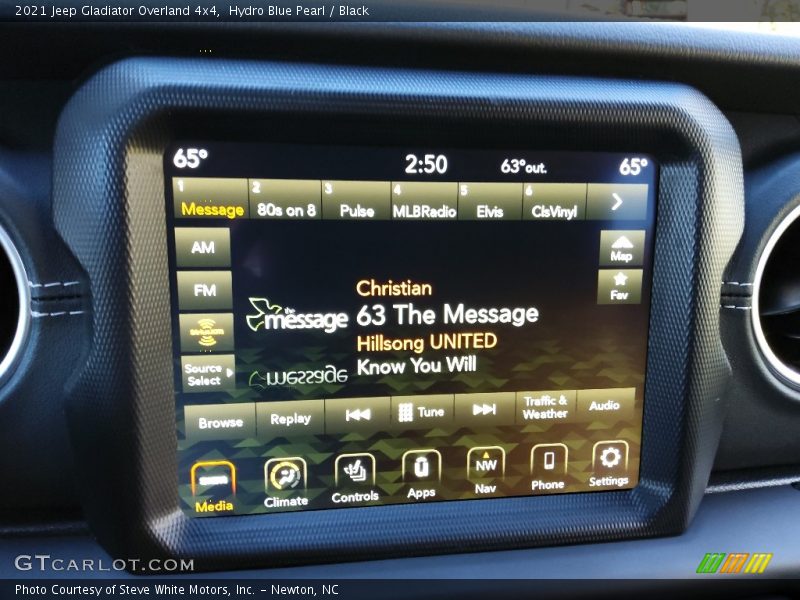 Hydro Blue Pearl / Black 2021 Jeep Gladiator Overland 4x4