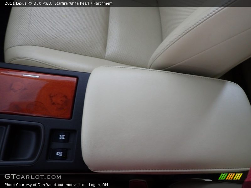 Starfire White Pearl / Parchment 2011 Lexus RX 350 AWD