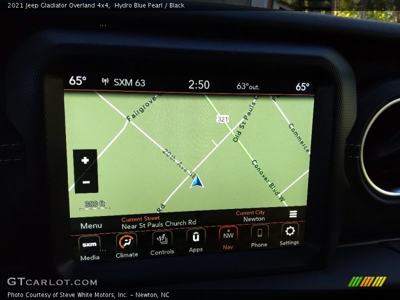 Hydro Blue Pearl / Black 2021 Jeep Gladiator Overland 4x4