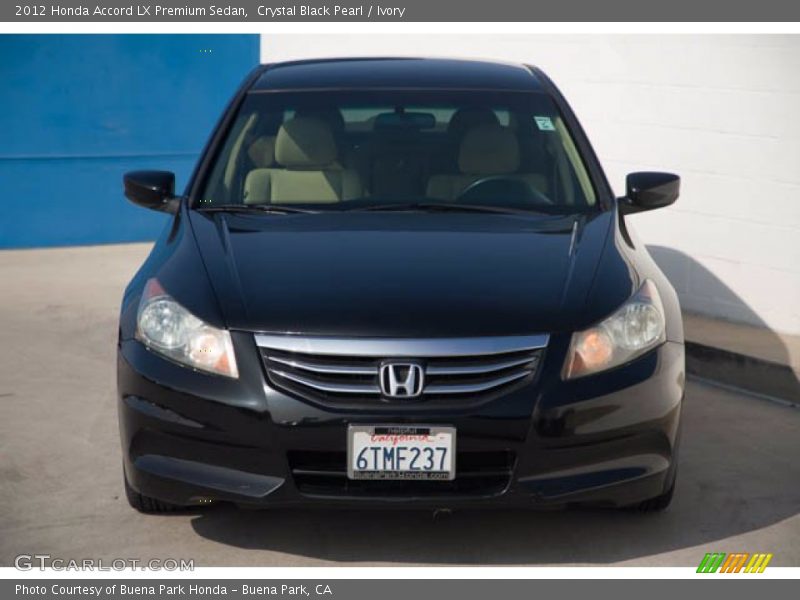 Crystal Black Pearl / Ivory 2012 Honda Accord LX Premium Sedan