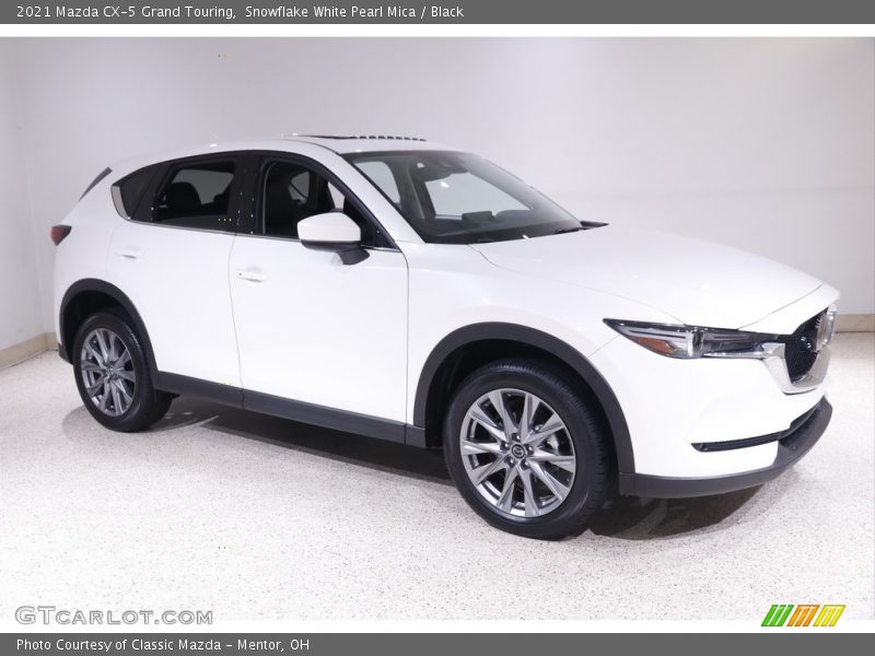 Snowflake White Pearl Mica / Black 2021 Mazda CX-5 Grand Touring