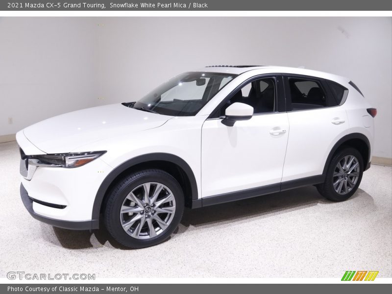 Snowflake White Pearl Mica / Black 2021 Mazda CX-5 Grand Touring