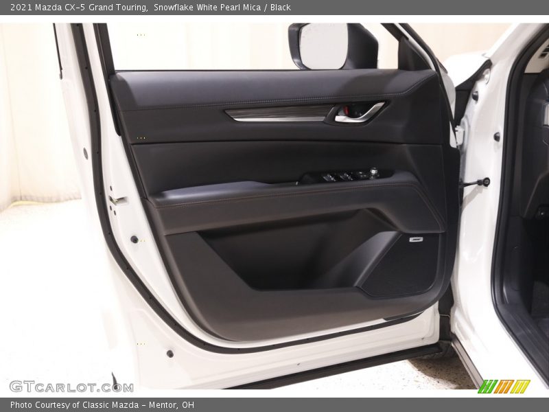 Snowflake White Pearl Mica / Black 2021 Mazda CX-5 Grand Touring