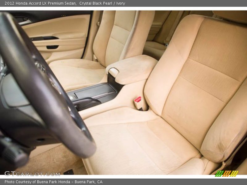 Crystal Black Pearl / Ivory 2012 Honda Accord LX Premium Sedan
