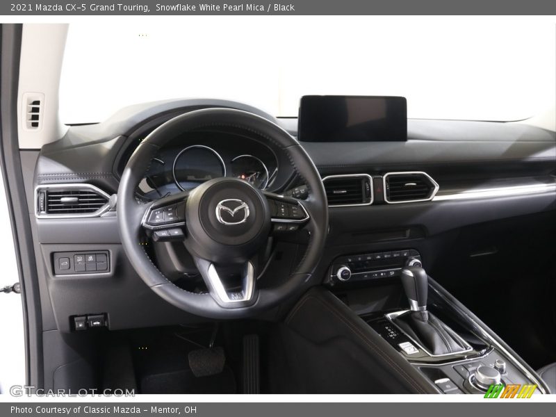 Snowflake White Pearl Mica / Black 2021 Mazda CX-5 Grand Touring