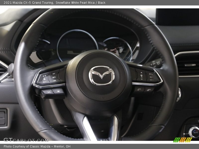 Snowflake White Pearl Mica / Black 2021 Mazda CX-5 Grand Touring