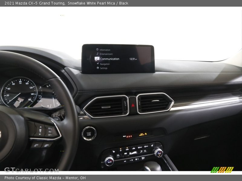 Snowflake White Pearl Mica / Black 2021 Mazda CX-5 Grand Touring