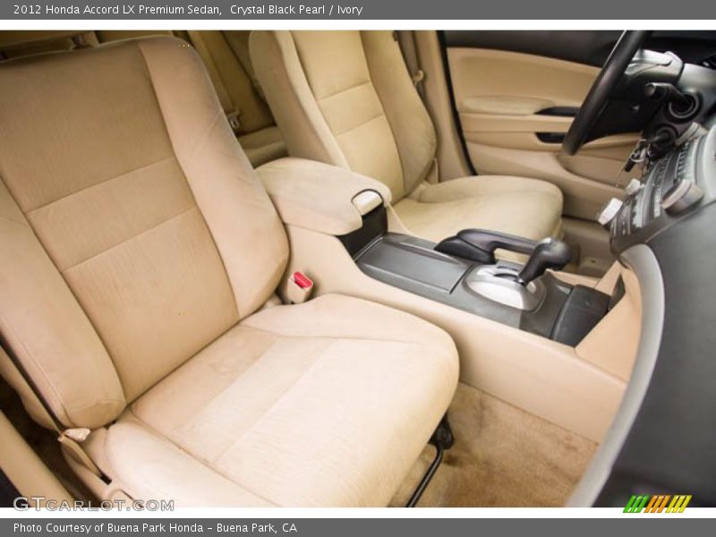 Crystal Black Pearl / Ivory 2012 Honda Accord LX Premium Sedan