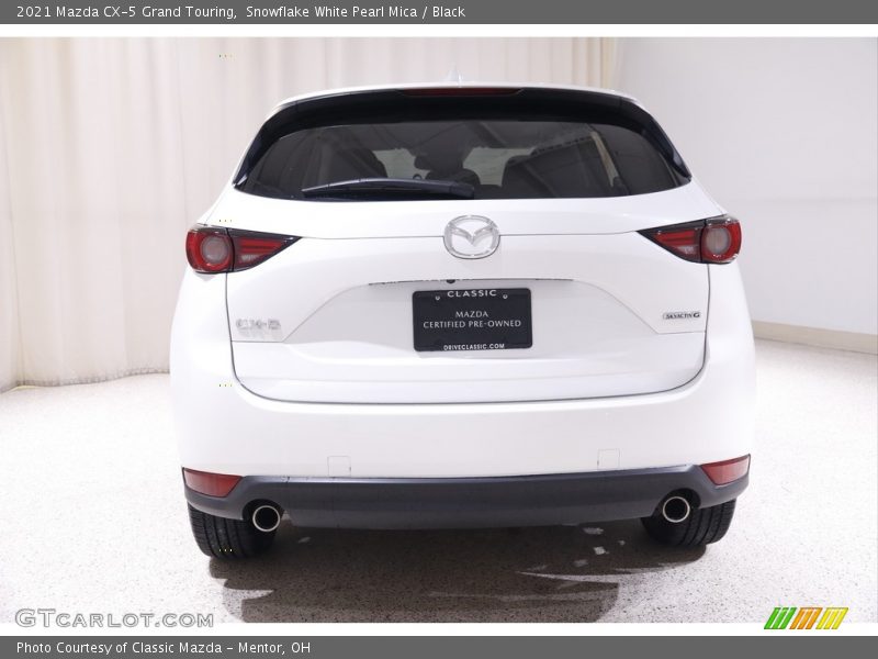Snowflake White Pearl Mica / Black 2021 Mazda CX-5 Grand Touring