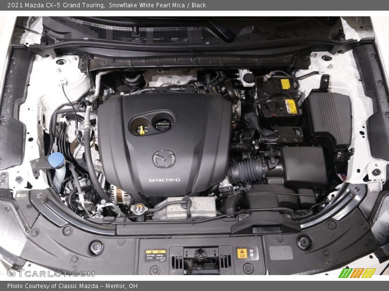 Snowflake White Pearl Mica / Black 2021 Mazda CX-5 Grand Touring