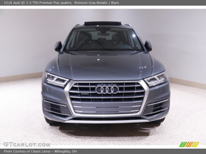 Monsoon Gray Metallic / Black 2018 Audi Q5 2.0 TFSI Premium Plus quattro