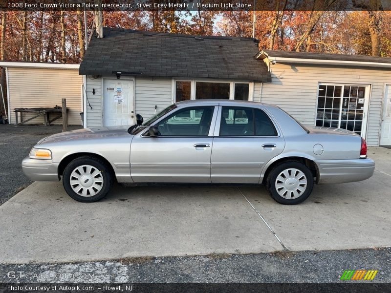 Silver Grey Metallic / Medium Light Stone 2008 Ford Crown Victoria Police Interceptor