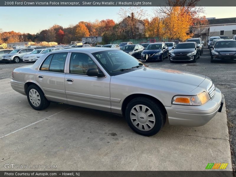 Silver Grey Metallic / Medium Light Stone 2008 Ford Crown Victoria Police Interceptor