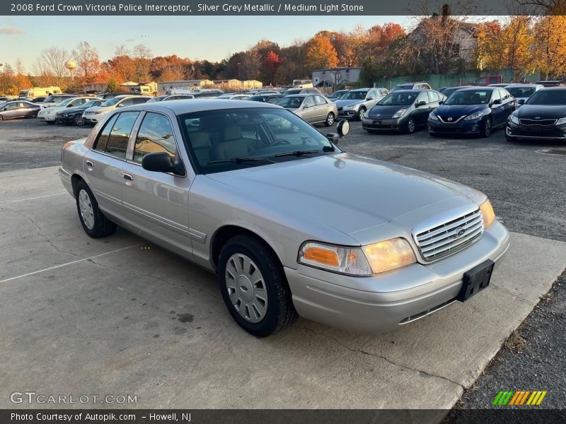 Silver Grey Metallic / Medium Light Stone 2008 Ford Crown Victoria Police Interceptor