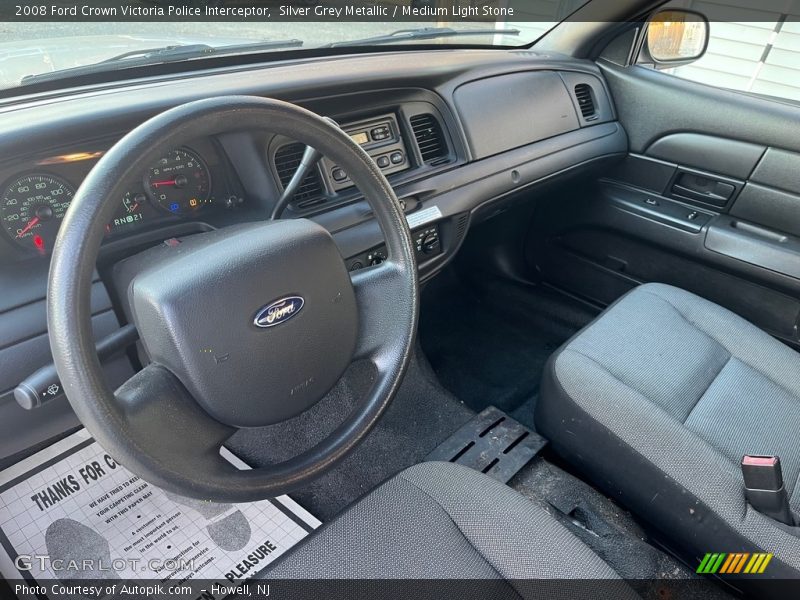 Silver Grey Metallic / Medium Light Stone 2008 Ford Crown Victoria Police Interceptor