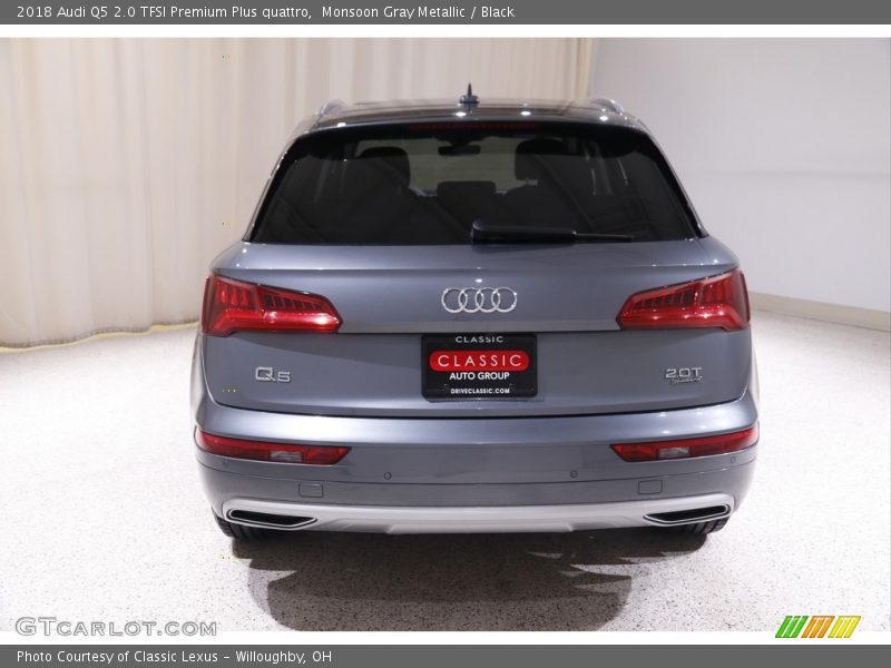 Monsoon Gray Metallic / Black 2018 Audi Q5 2.0 TFSI Premium Plus quattro