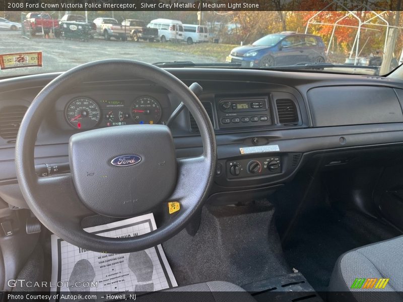 Silver Grey Metallic / Medium Light Stone 2008 Ford Crown Victoria Police Interceptor