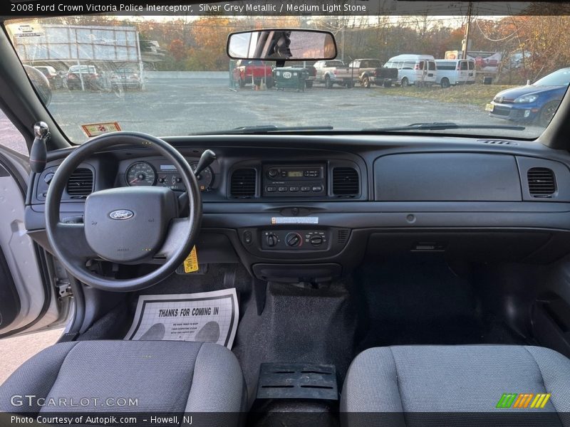 Silver Grey Metallic / Medium Light Stone 2008 Ford Crown Victoria Police Interceptor
