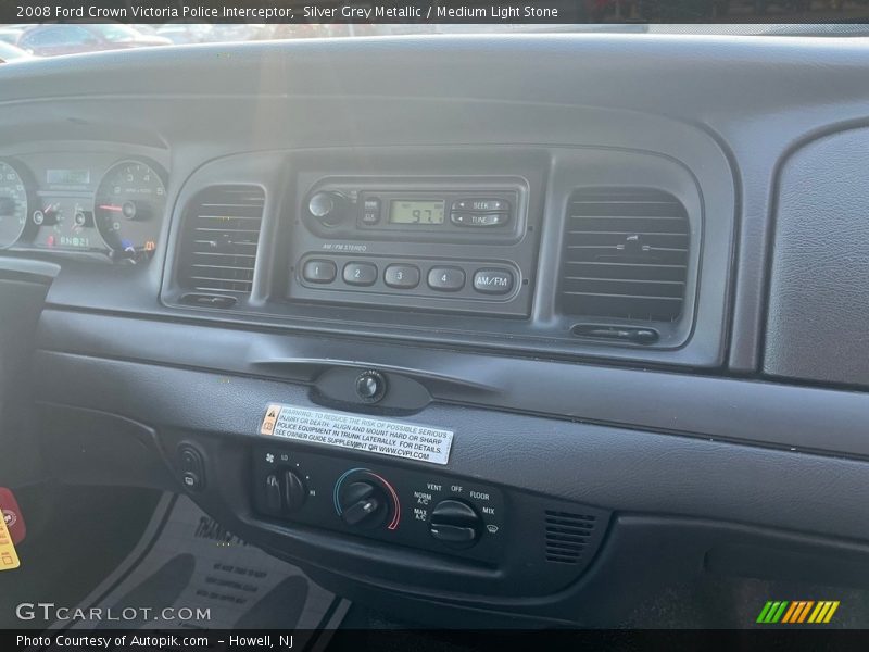 Silver Grey Metallic / Medium Light Stone 2008 Ford Crown Victoria Police Interceptor