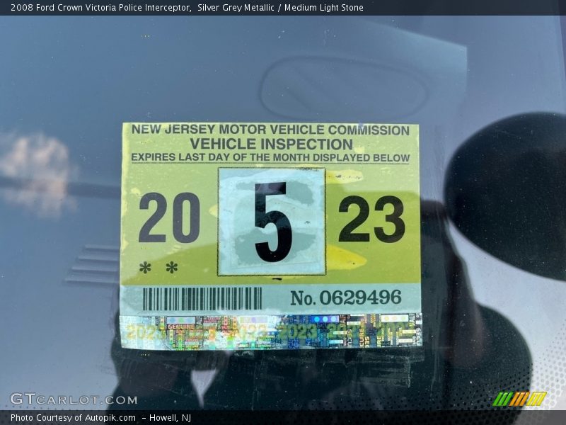 Silver Grey Metallic / Medium Light Stone 2008 Ford Crown Victoria Police Interceptor