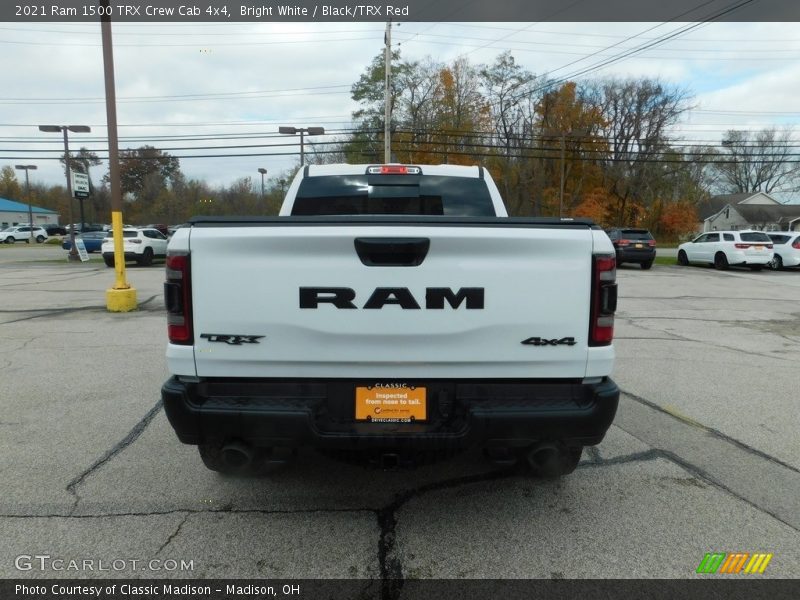 Bright White / Black/TRX Red 2021 Ram 1500 TRX Crew Cab 4x4