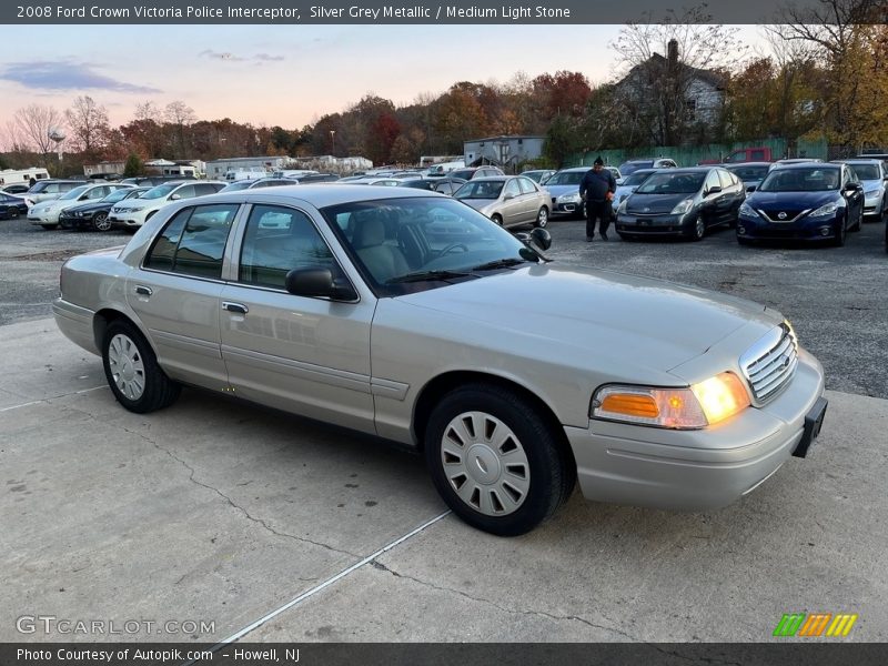 Silver Grey Metallic / Medium Light Stone 2008 Ford Crown Victoria Police Interceptor