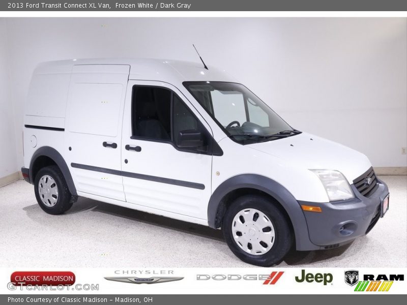 Frozen White / Dark Gray 2013 Ford Transit Connect XL Van