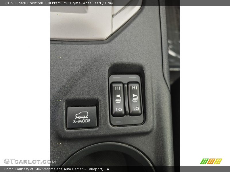 Crystal White Pearl / Gray 2019 Subaru Crosstrek 2.0i Premium
