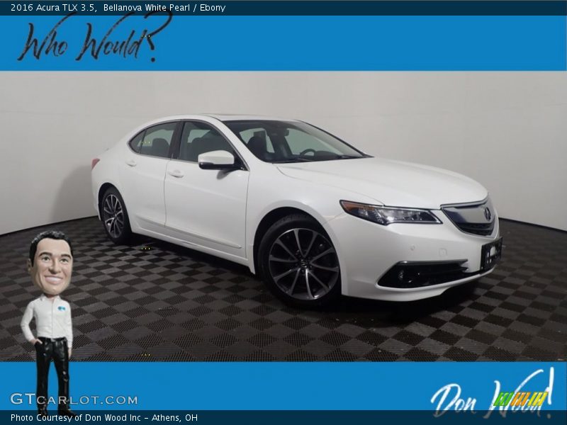 Bellanova White Pearl / Ebony 2016 Acura TLX 3.5