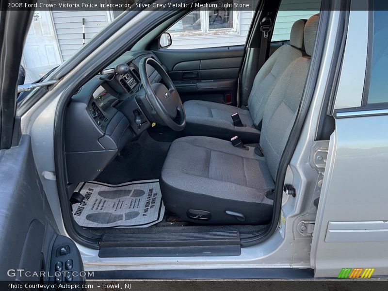 Silver Grey Metallic / Medium Light Stone 2008 Ford Crown Victoria Police Interceptor
