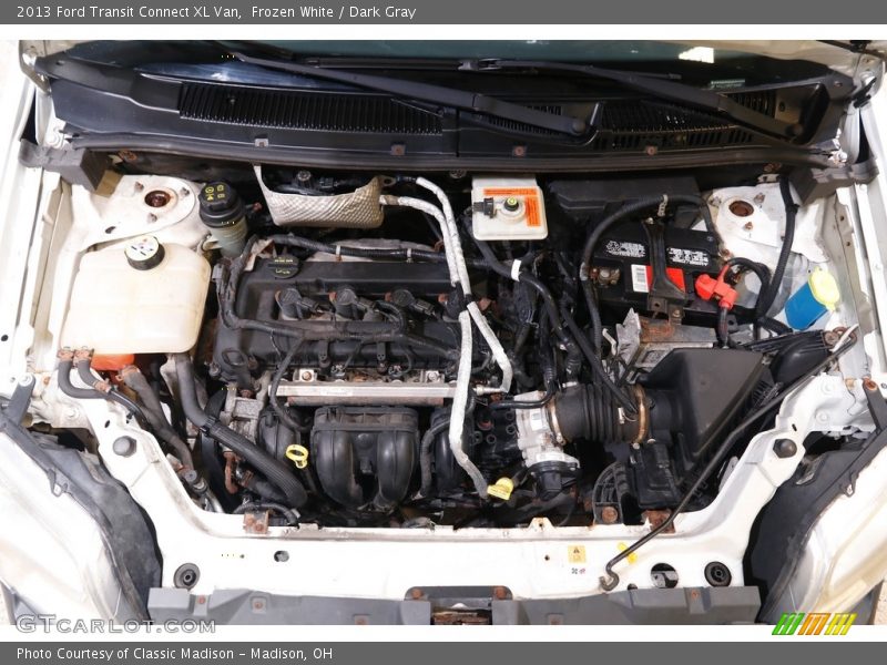 Frozen White / Dark Gray 2013 Ford Transit Connect XL Van