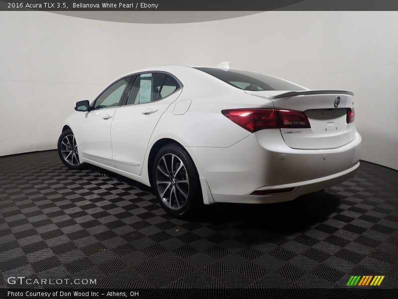 Bellanova White Pearl / Ebony 2016 Acura TLX 3.5