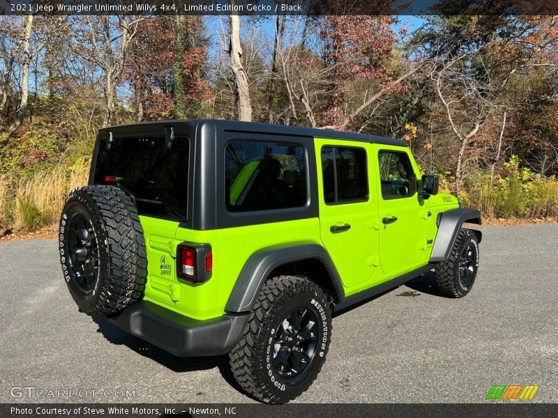 Limited Edition Gecko / Black 2021 Jeep Wrangler Unlimited Willys 4x4