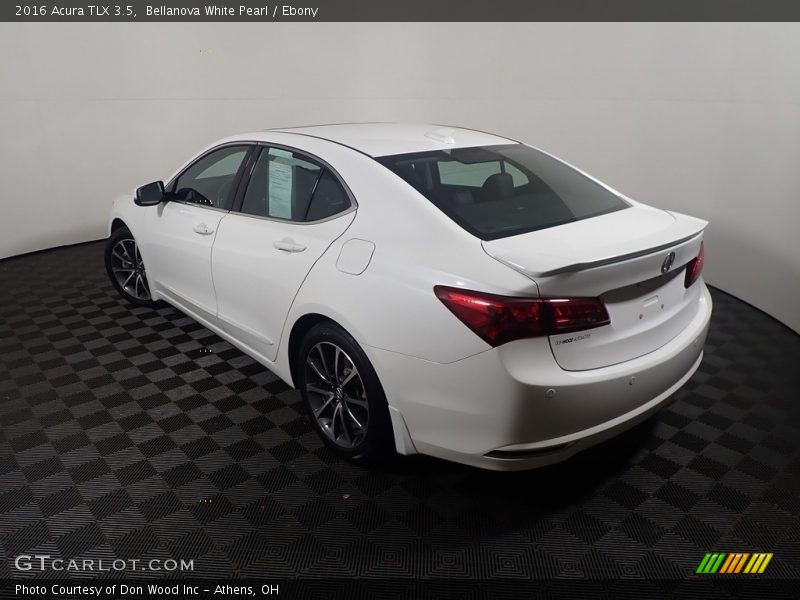 Bellanova White Pearl / Ebony 2016 Acura TLX 3.5