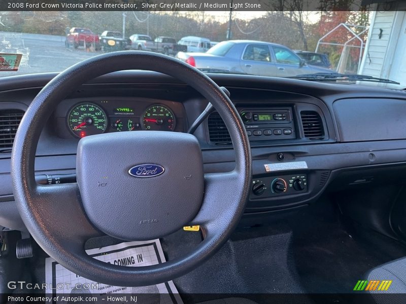 Silver Grey Metallic / Medium Light Stone 2008 Ford Crown Victoria Police Interceptor