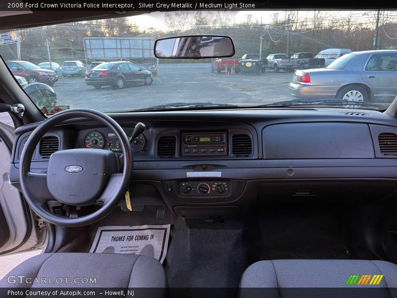 Silver Grey Metallic / Medium Light Stone 2008 Ford Crown Victoria Police Interceptor